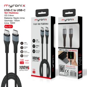 Myronix MY-001 100W Hızlı Veri Kablosu